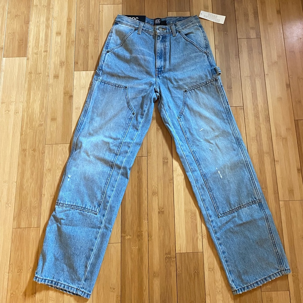 Urban Outfitters cargo jeans medium wash